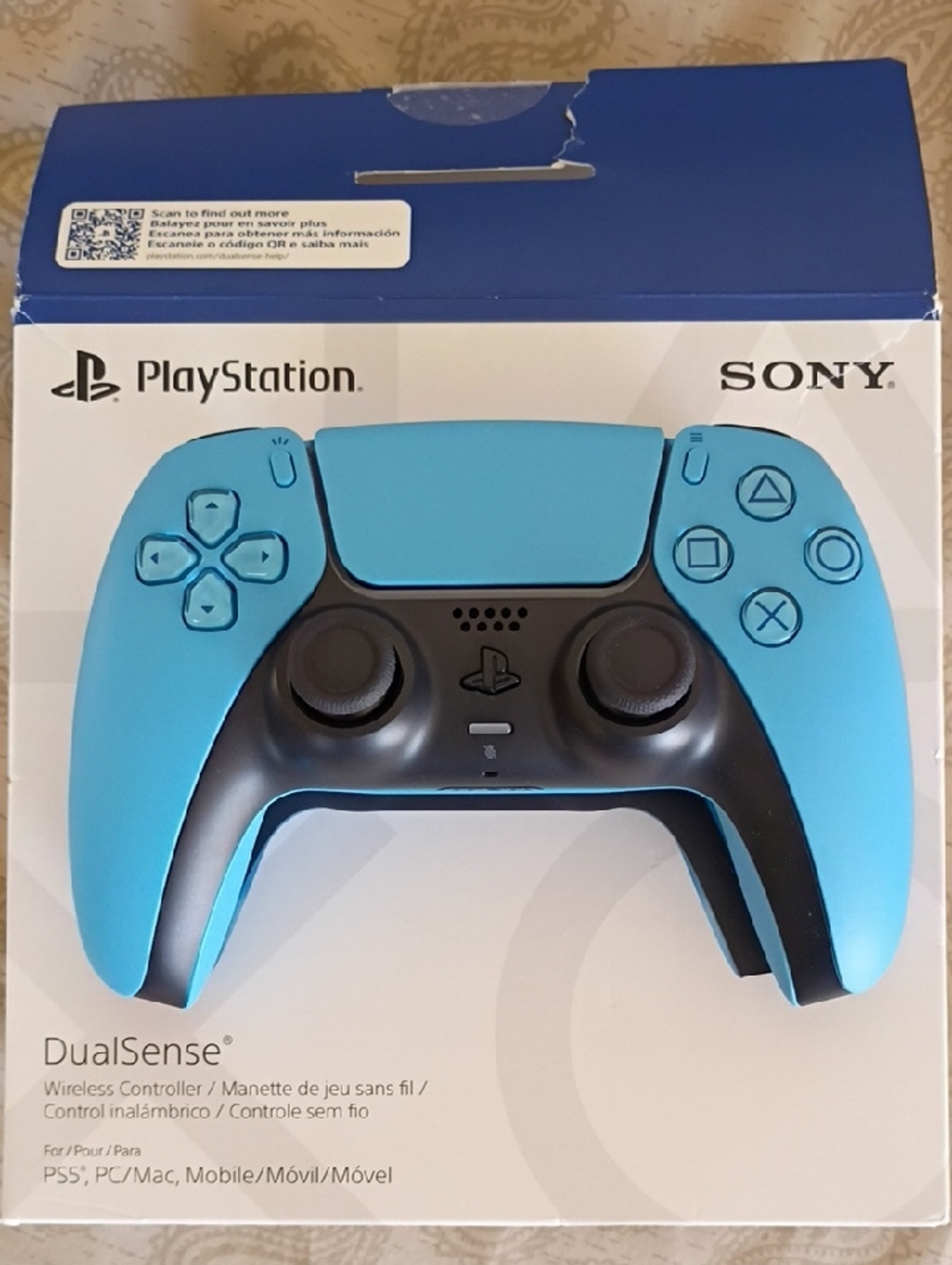 Brand New Sony DualSense Wireless Controller - Light Blue & Black